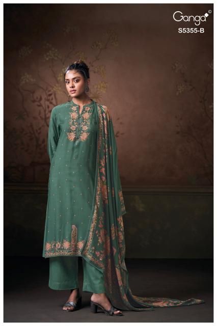 Ganga iryesa 5355 dress material wholesale price in chennai